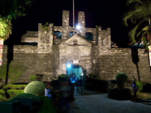 fort san pedro at night - philippines