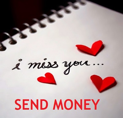 i miss you send money scammer philippines love